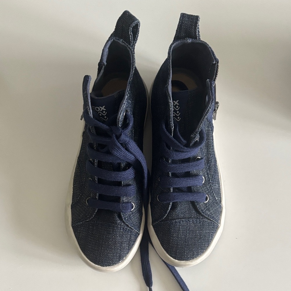 Geox Navy High-Top Kids Sneakers New Without tag
